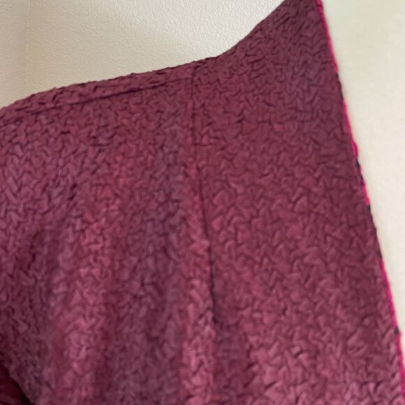 NEW $169 Chicos Travelers Womens Medium Reversible Crushed Jacket Deep Chianti - Picture 12 of 16